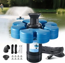 Pond Fountain Aerator, 1HP 110V 15000 GPH Fountain Pump, Fully Automatic Powerfu