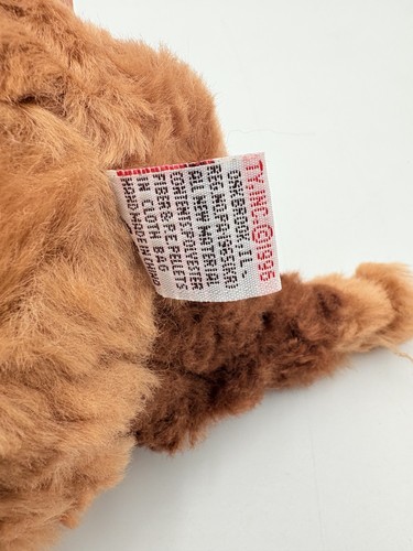 TY Dog Plush Chips Brown Puppy Dog Original Tags 1996 - 11" - Picture 6 of 9