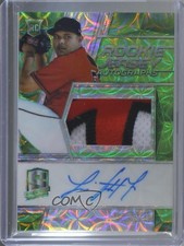 2019 Chronicles Spectra Rookie Jersey Auto Neon Green Prizm 21/25 Luis Ortiz 0rf