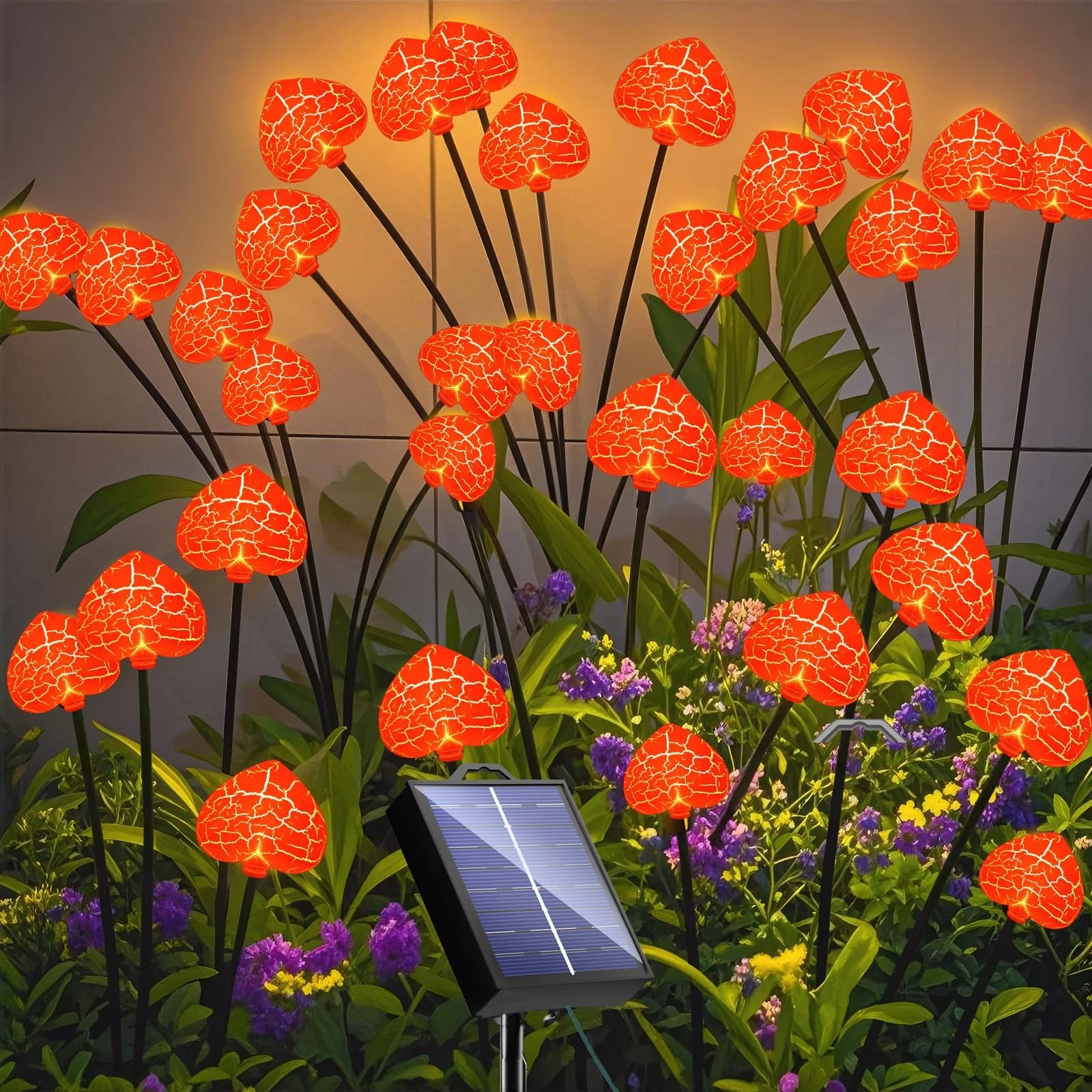 Solar Garden Lights Mothers Day Decorations Lights Outdoor Waterproof 4 Pack ...