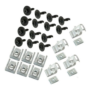 28Pcs Motor Undertray Befestigungs Clips Schraube Kit Ersetzen für Audi 8T B8