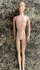 Vtg Ken Doll Blonde Molded Hair Blue Eyes Straight Legs Mattel 1960 Japan Foot