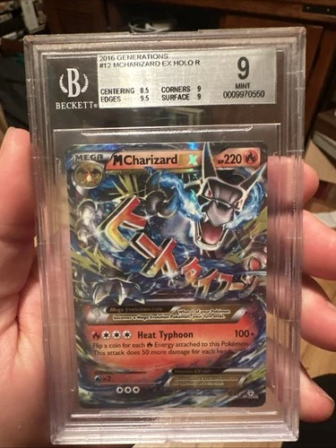 M Charizard EX 12/83 Holo Pokemon XY Generations BGS 9 🔥