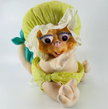 1990 12" Dinosaur Stuffed Plush Animal Babyee Dino Baby Sinclair Street Kids VTG