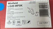 Pfister LG49-WF0K Winfield 1.2 GPM Widespread Bathroom Faucet, Brushed Nickel