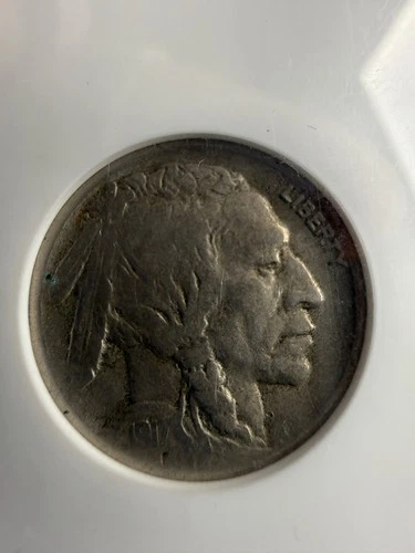 1917-D 5C Buffalo Nickel NGC VF25 nice sharp luster, clear date