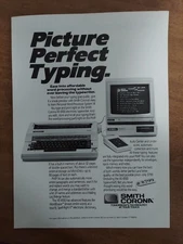 Personal Word Processor & Typewriter By Smith Corona 1987 Vintage Print Ad