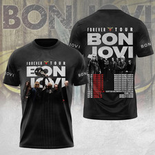 Bon Jovi Forever Tour 2026 3D T-Shirt