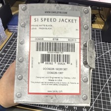 Oakley SI Speed Jacket Matte Black Wrap Men's Sunglasses Prizm Black