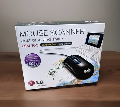 LG Smart Scan Black Computer USB 1200 DPI Mouse Model MCL1U (LSM-100) Scanner
