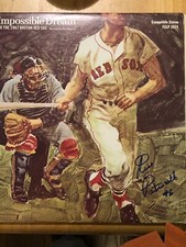 Rico Petrocelli Signed Autograph Boston Red Sox 1967 Album The Impossible Dream