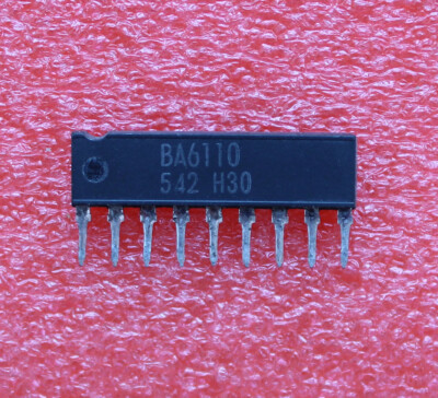 2 Circuits Intégrés BA6110 - Format SIP-9 - Pour Réparation Audio/électronique - Neufs