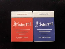 RARE Aristocrat Classic Blue & Red Playing Cards Limited Dan & Dave Art of Play