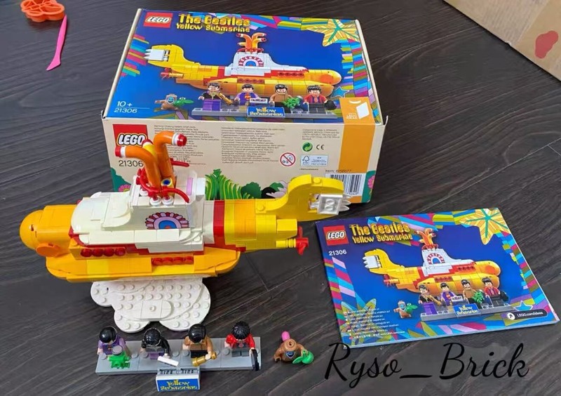 LEGO 21306 Yellow Submarine – Built, Complete | Some Yellowing | w/ Box！