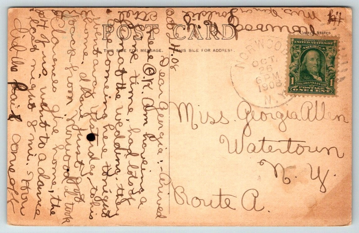 Raquette River Near Norwood New York 1908 Falak Tayyeb Platinum