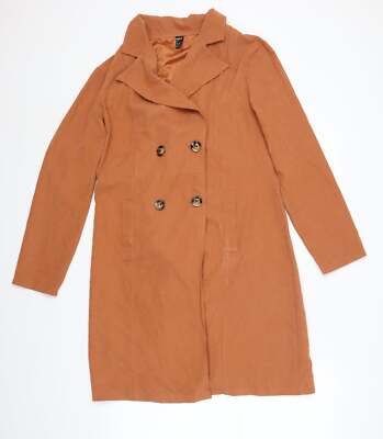 Ladies Jackets Shein Pea Coat SheIn Womens Orange Pea Coat Jacket