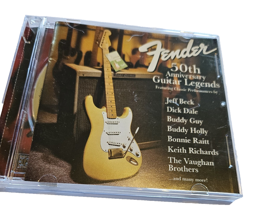 VARIOUS - FENDER 50th ANNIVERSARY GUITAR LEGENDS ( VIRGIN 1996 CD)