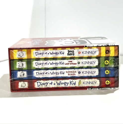 Diary of a Wimpy Kid Box Set 1-4 Revised by Jeff Kinney New Factory Sealed - Picture 11 of 11