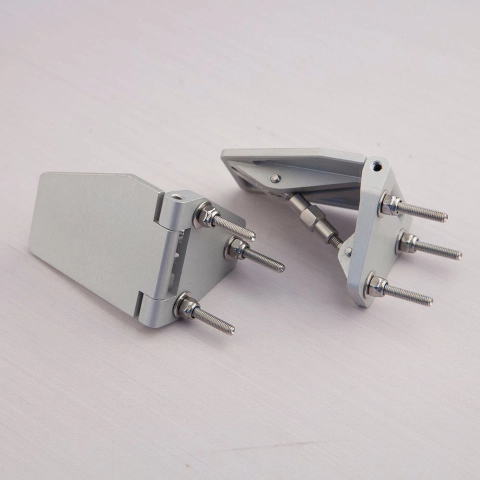 Aluminum Emulational Trim Tab Adjustable 55mmX38mm 1 Pair For RC Boat #1240 - Image 4 of 4