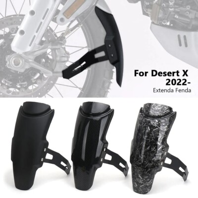 Motorcycle For Ducati DESERT X 2022-Mudguard ABS Fairing Front Fender Extender
