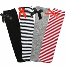 Wrapables Cutie Pie Set of 4 Knee High Socks for Little Girls