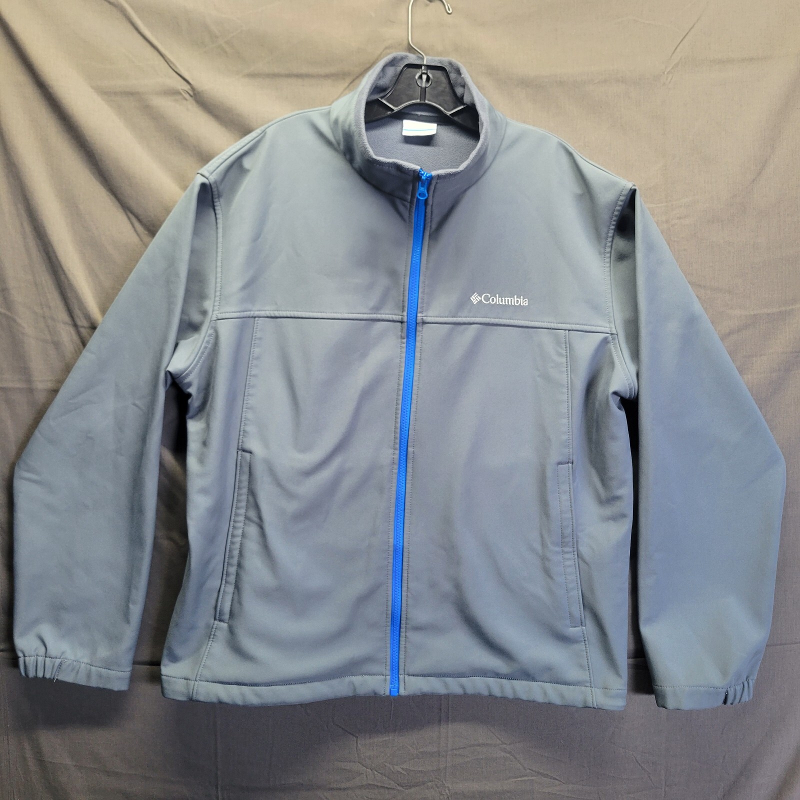 Columbia Gray Softshell Performance Jacket Men's … - image 1