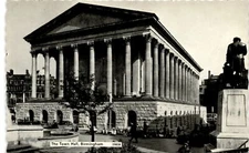 Town Hall Birmingham historic iconic landmark city century events Postcard