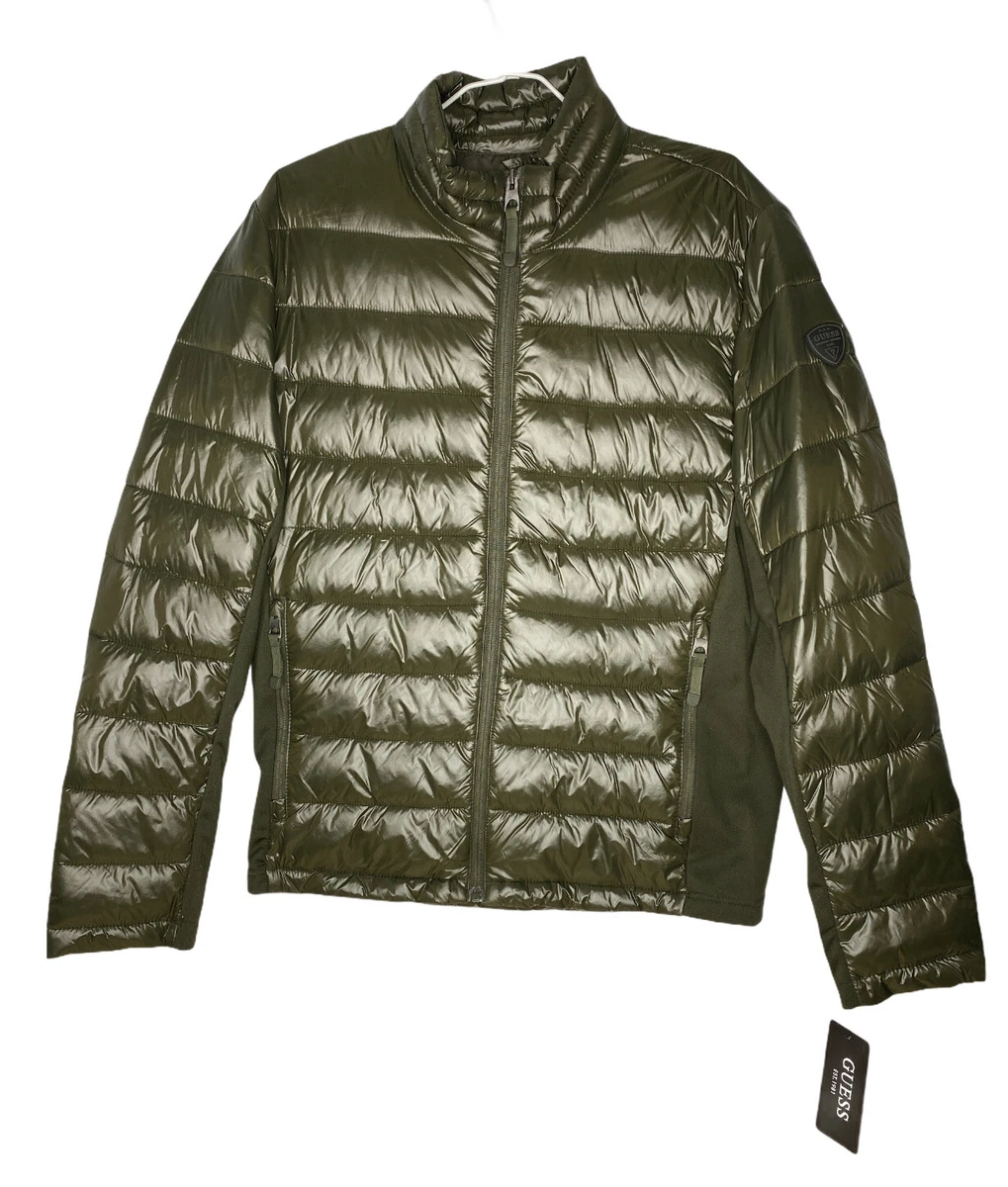 Olive green shop guess coat