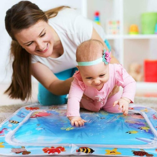ultimate tummy time inflatable water mat for infants