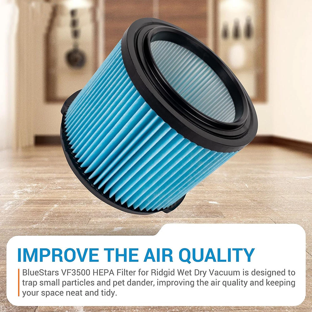 Ridgid 26643 VF3500 4-Gallon Portable 3-Layer Vacuum Filter for WD4050 Pro-Vac