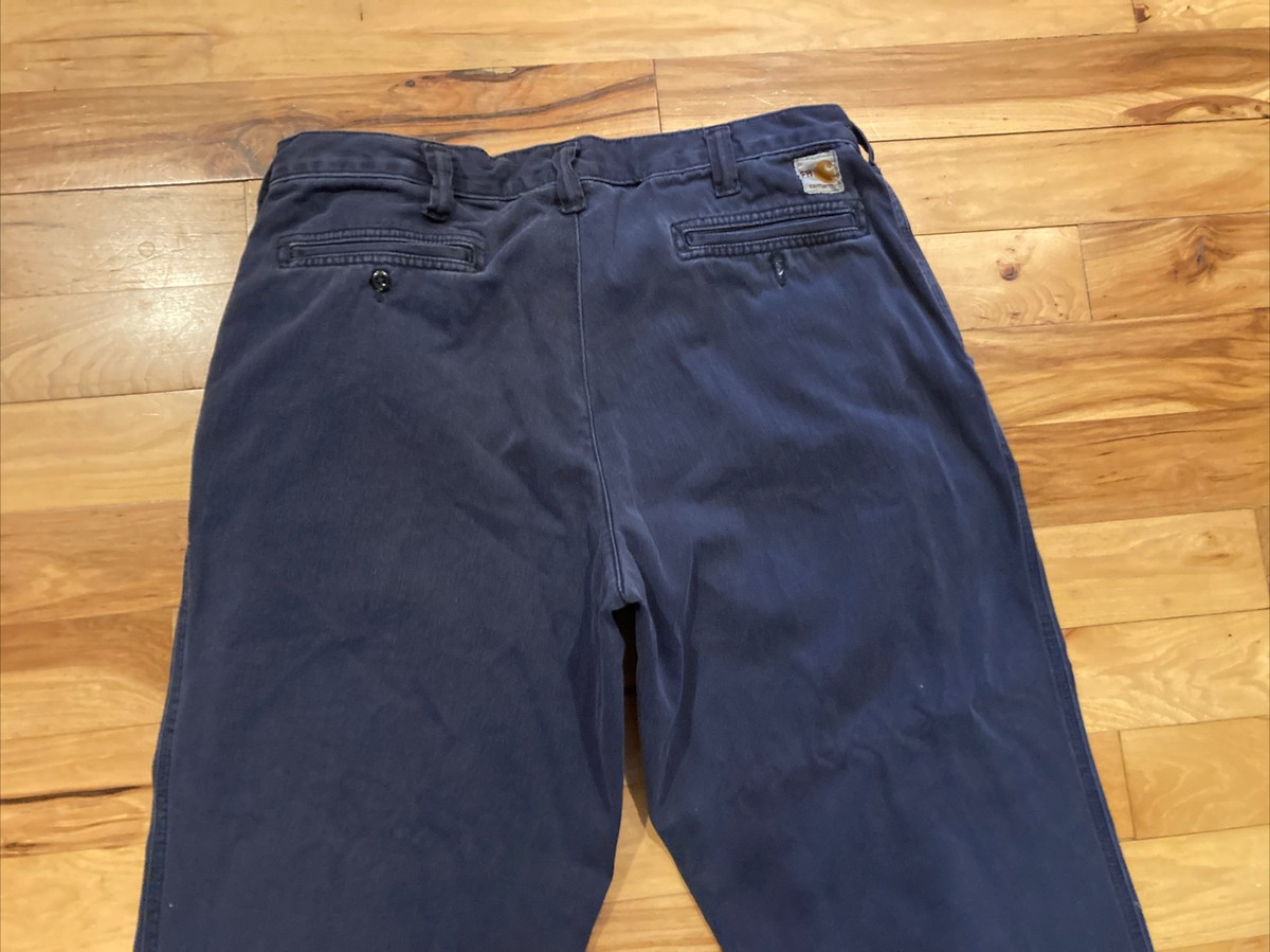 Carhartt FR Blue Work Pants Flame Resistant CAT 2 2112 Mens