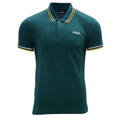 FILA Mens Polo Shirt Short Sleeve Casual Summer Tee Cotton Jersey Sports Golf - Picture 5 of 27
