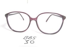 Vintage Early 90's Wilshire Round Oversize Eyeglass Frame Purple Women's BBS-30