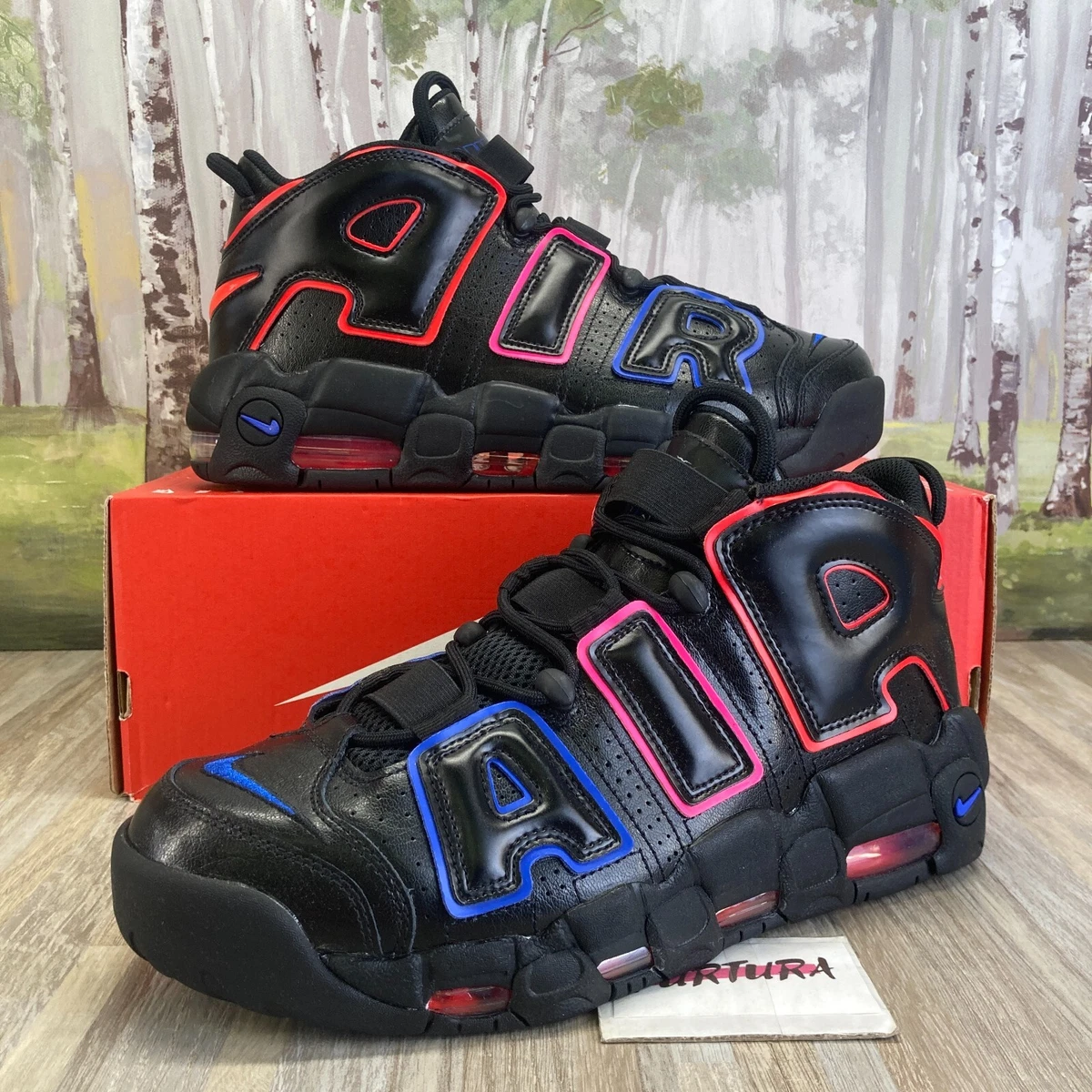Nike Air More Uptempo 96 Electric Black FD0729 001 Men s Size 10