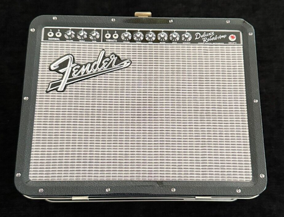 Fender Deluxe Reverb Amp Metal Lunch Box ~ Unused | eBay
