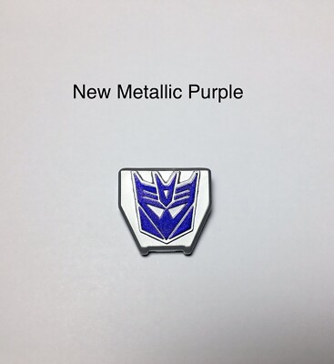 Toyworld constructor Custom Chest Plate - Painted Metallic Purple Clean Silver
