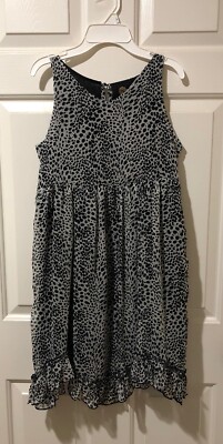 animal print dress size 14