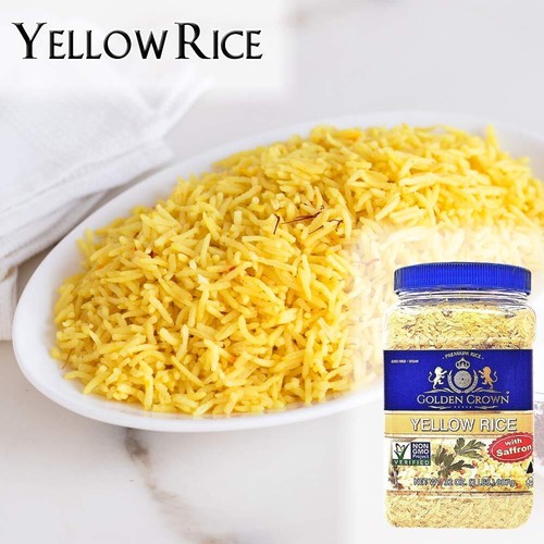 Arroz amarillo Golden Crown con azafrán 2 lb (paquete de 4) - Imagen 4 de 4