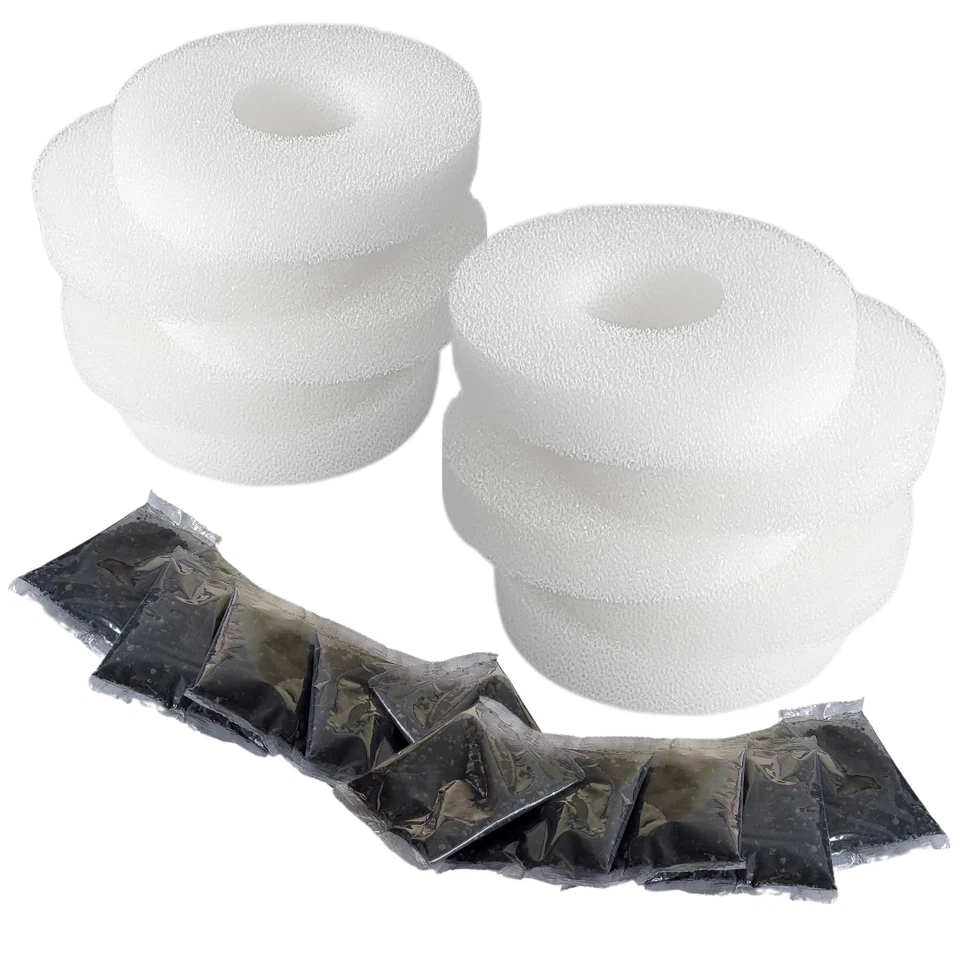 FINEST-FILTERS 10 x COMPATIBLE WITH BiORB FILTER SERVICE KIT REFILL BIUBE LIFE REPLACEMENT