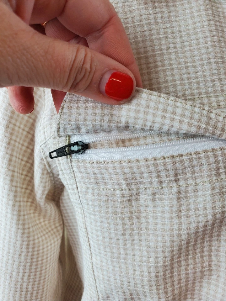 Top ExOfficio Mujer Grande Ventilado Pesca Bolsillos Manga Larga Abotonable Foto 3 de 4