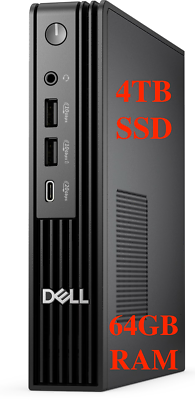 NEW 2025 Dell Pro Micro Plus Desktop Core Ultra 7 64GB RAM 4TB