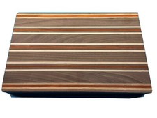 Exotic Padauk And walnut Maple Red Oak 7 1/2 X 11 1/2 X 1 1/4 thick