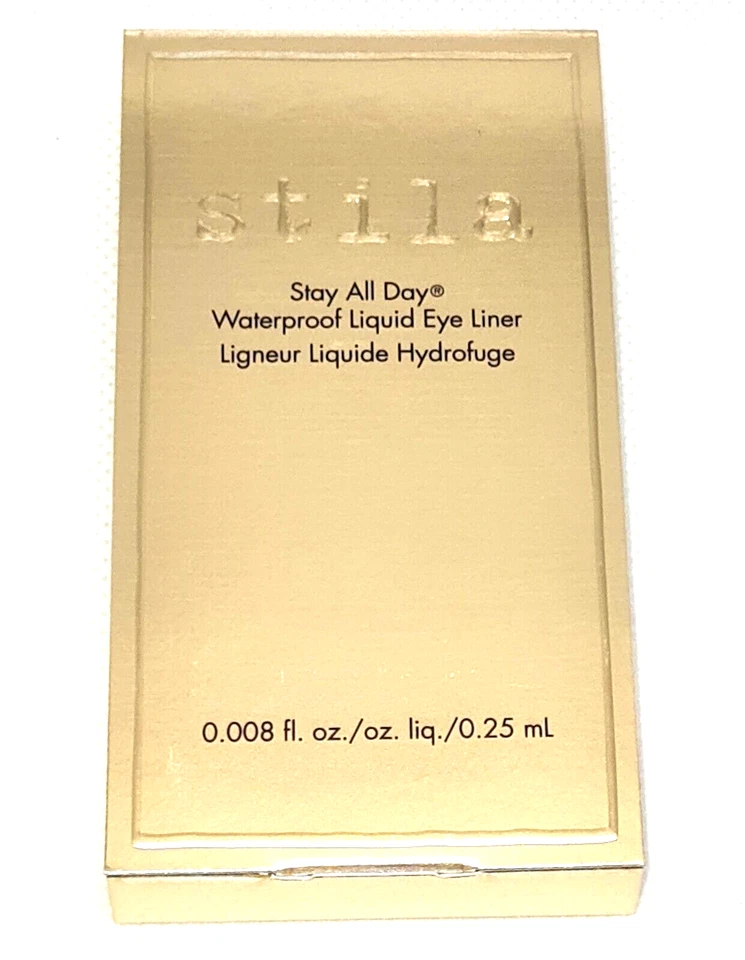 Stila STAY ALL DAY Waterproof Liquid Eye Liner INTENSE BLACK Travel Size - Image 2 of 4