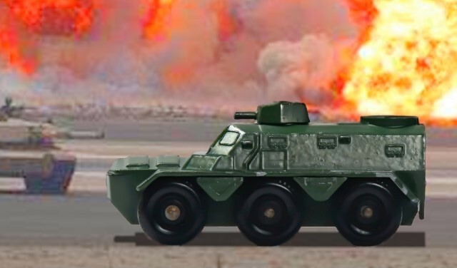 Matchbox Saracen 6x6 Personnel Carrier - No. 54 - UK/Lesney Matchbox Saracen 6x6 Personnel Carrier - No. 54 - UK/Lesney
