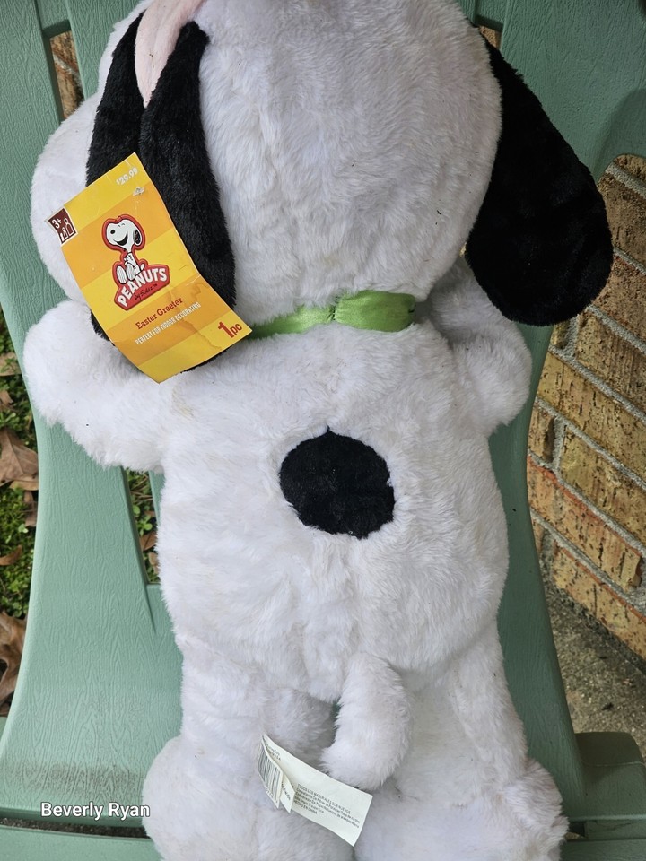 Snoopy Easter Greeter Plush 2010 26" eBay
