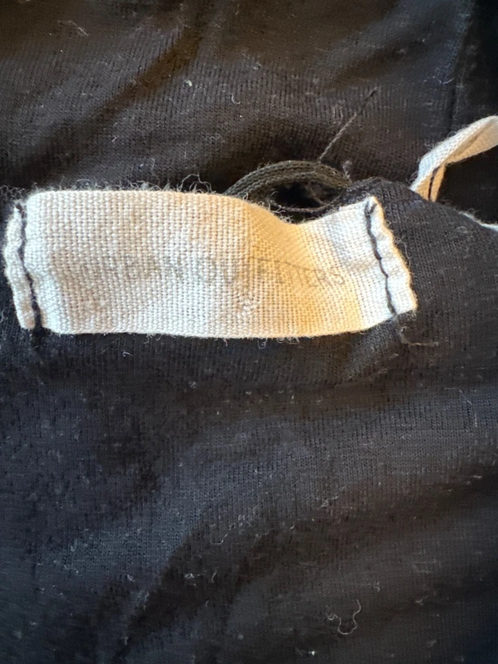 Black Floral Embroidered Crop Top With Zipper Closure & Spaghetti Straps - Image 3 of 4