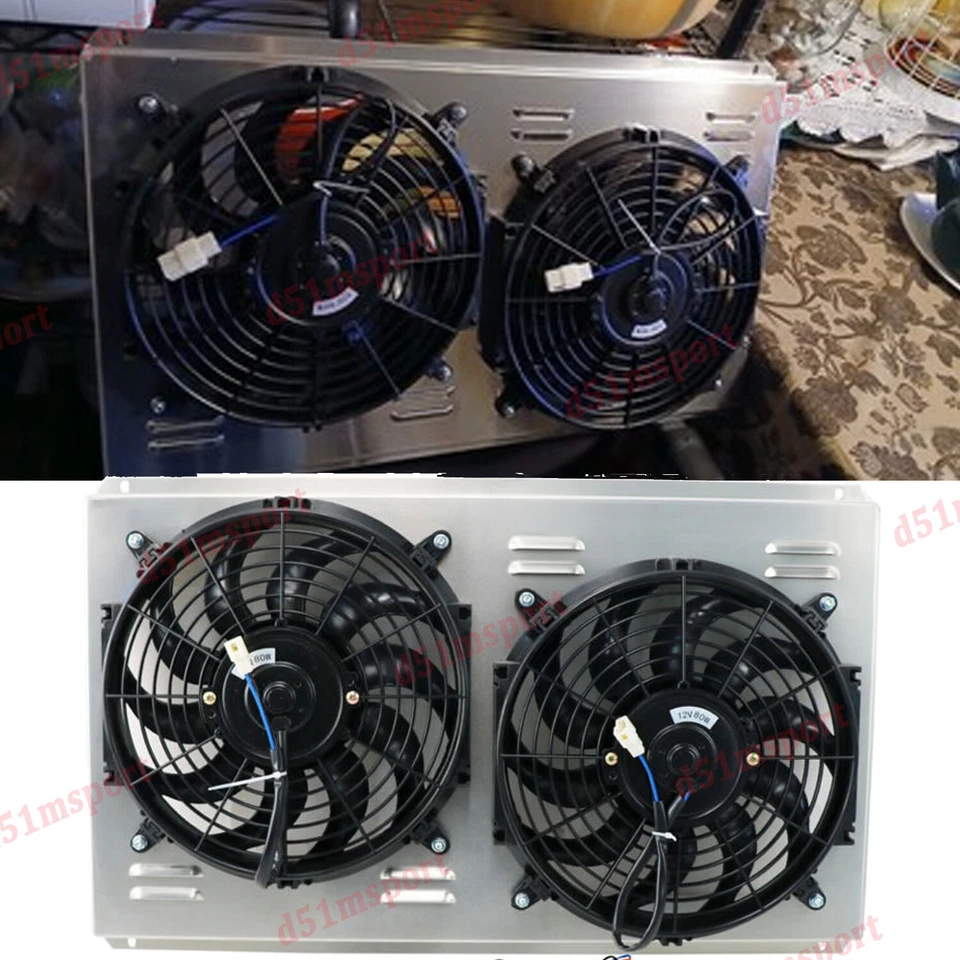 Ventilador de cobertura de radiador elétrico para 96-05 Chevy Blazer S10 C1500 GMC Jimmy Sonoma - Imagem 2 de 4