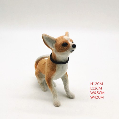 Dollhouse Miniature Mini Chihuahua Dog Model Doll's House Decor Kid's Toys 1:6 - Picture 9 of 23