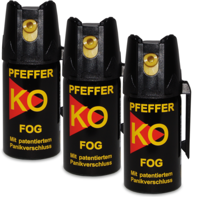 BALLISTOL PFEFFER KO FOG Tierabwehr Pfefferspray 3 X 40 Ml - Foto 8