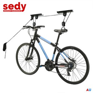 Bike Storage Hoist Bicycle Rack Stand Carrier Garage Lifter